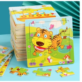 Tranh ghép gỗ 9 miếng cho bé