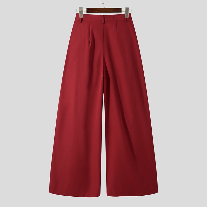Quần Baggy Lưng Cao Ống Rộng Màu Trơn Size S-5XL Thời Trang Cho Nam