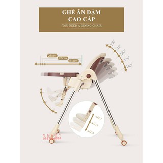 Ygd tuv ghế ăn dặm cao cấp bestbaby ga002 85 95