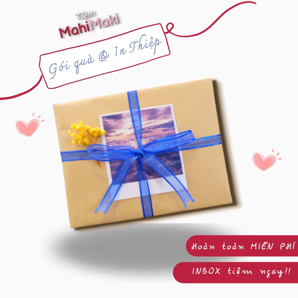 Gói quà + In Thiệp ảnh Miễn phí của Tiệm MahiMaki
