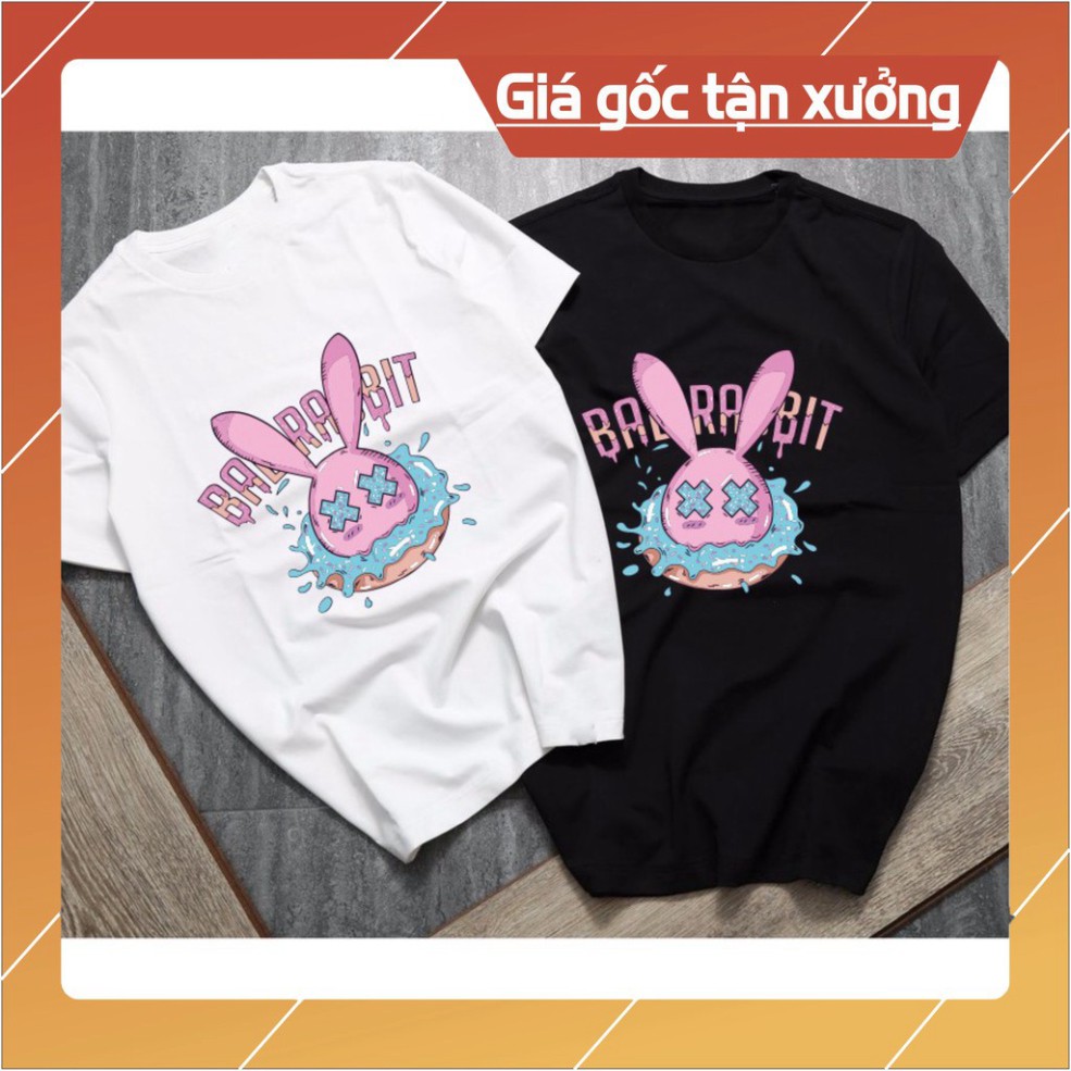 Áo thun nam nữ tay ngắn cổ tròn BADRABBIT mẫu mới-còn hàng (hình ảnh chất lượng) -Còn Hàng