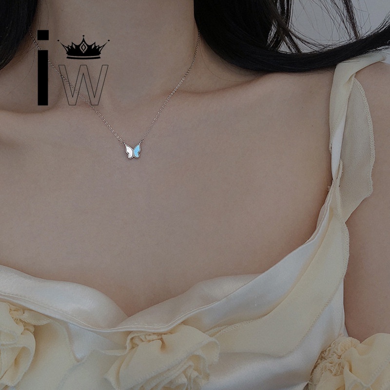 Dây chuyền hợp kim phối mặt hình bướm thời trang cho nữ