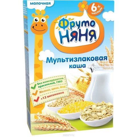 BỘT ĂN DẶM FRUTO KIỀU MẠCH, YẾN MẠCH, LÚA MỲ 6M+