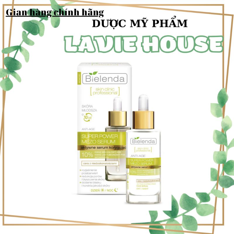 Serum BIELENDA xanh lá dưỡng trắng sáng da dầu mụn