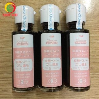 Nước tương hữu cơ tách muối Ofukuro Nhật cho bé từ 5 tháng ăn dặm