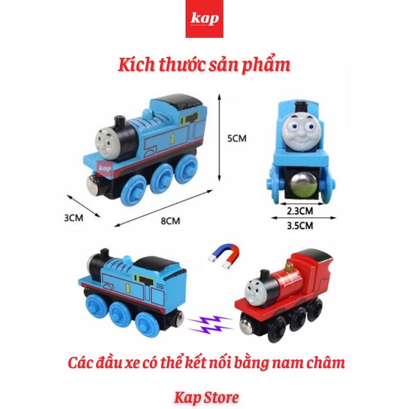 Bộ sưu tập 50 xe - 30 đầu kéo và 20 toa hàng Thomas and Friends