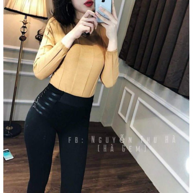 QUẦN TREGGING NÂNG MÔNG GEN BỤNG_QUẦN LEGGING NỮ ÔM CHÂN | BigBuy360 - bigbuy360.vn
