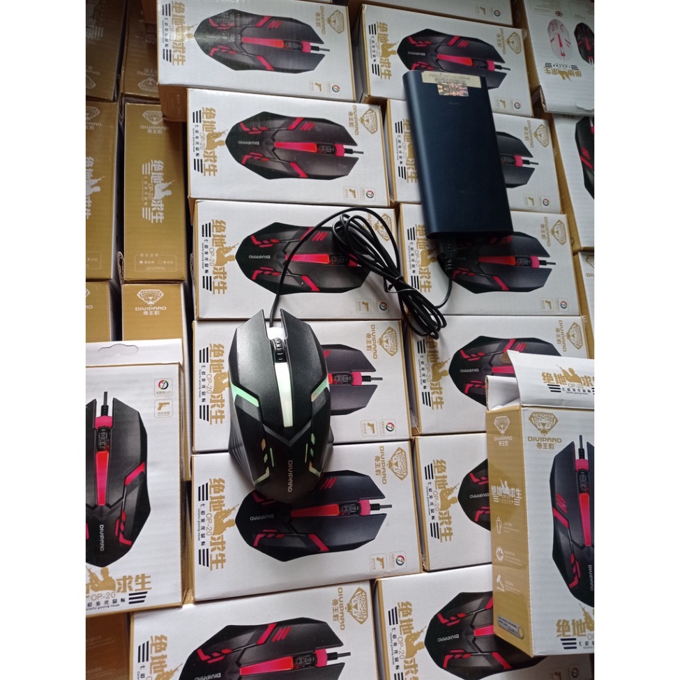 Chuột Led Chuột Chơi Game Có Dây 1000 Dpi Kèm Đèn Led Nền Dành Cho Pc/ Laptop