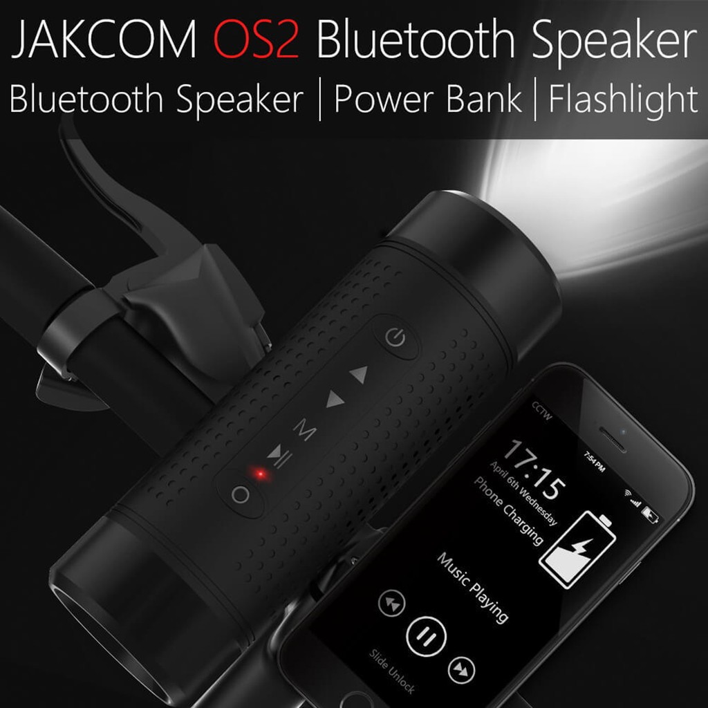 Jakcom OS2 Outdoor Bluetooth Speaker, Waterproof 5200mAh Power Bank Flashlight