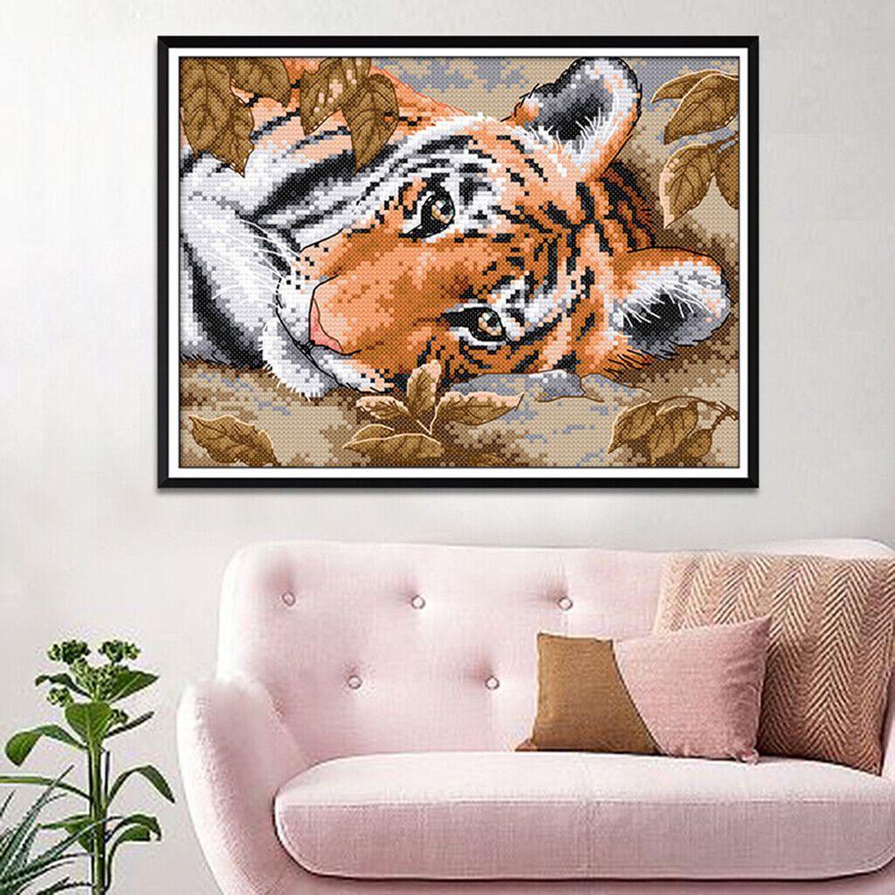 LAY Bộ Dụng Cụ Thêu Tranh Chữ Thập DIY Dùng Trang Trí Nhà Cửa