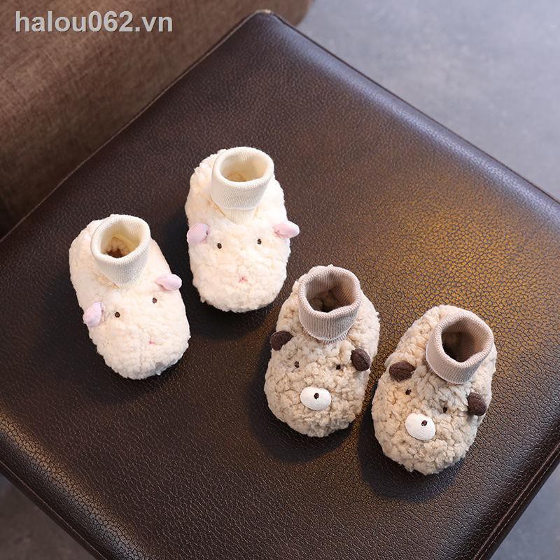 Giày Cotton Dày Giữ Ấm Cho Bé Sơ Sinh 1-6 - 12 Tháng - 0 Tháng Tuổi