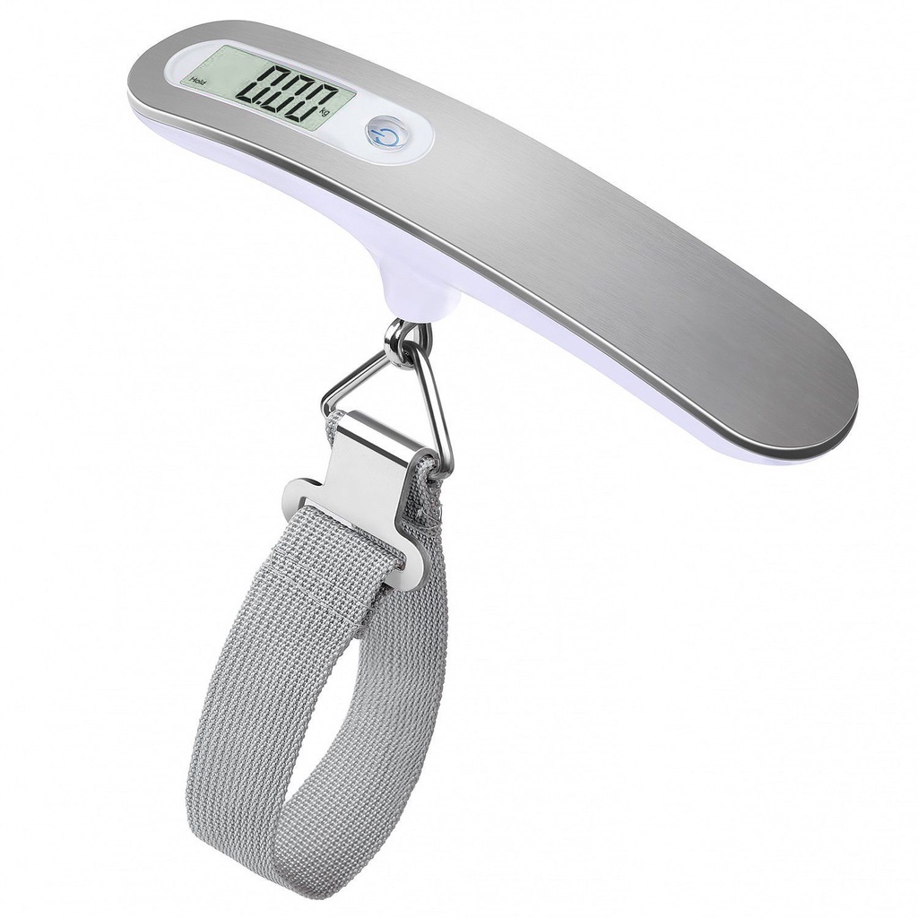 LCD Portable Electronic Luggage Scale 110lb/50kg Luggage Scale Electronic Digital Portable Suitcase Travel Scale Weighs Baggage Bag Hanging Scales Balance Weight