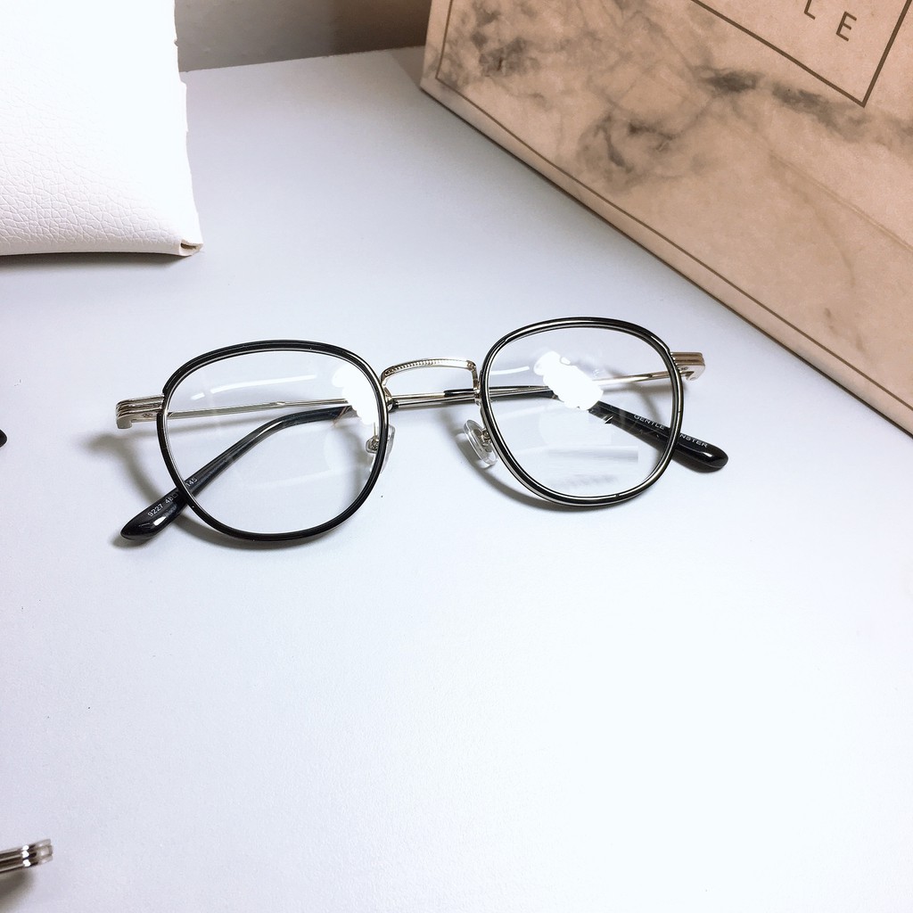 [Gía siêu rẻ] Gọng kính bầu 9927 nhận cắt tròng cận viễn loạn