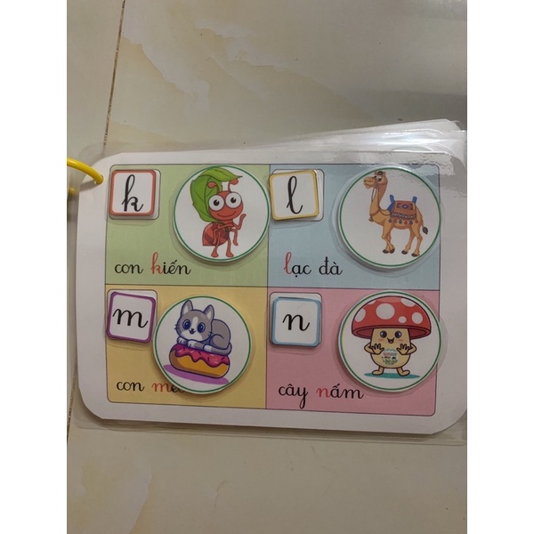 Bộ học liệu bộ chữ cái Tiếng Việt