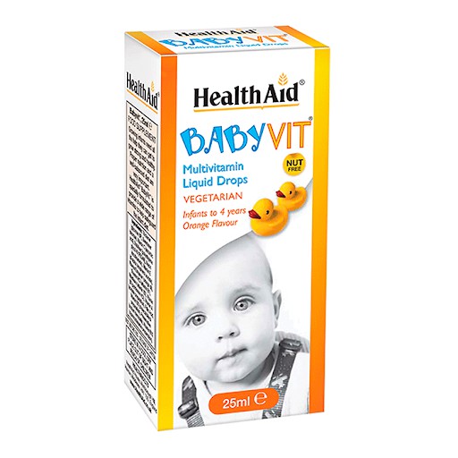 THỰC PHẨM CHỨC NĂNG BỔ SUNG VITAMIN CHO TRẺ HEALTHAID BABY VIT DROPS 25ML