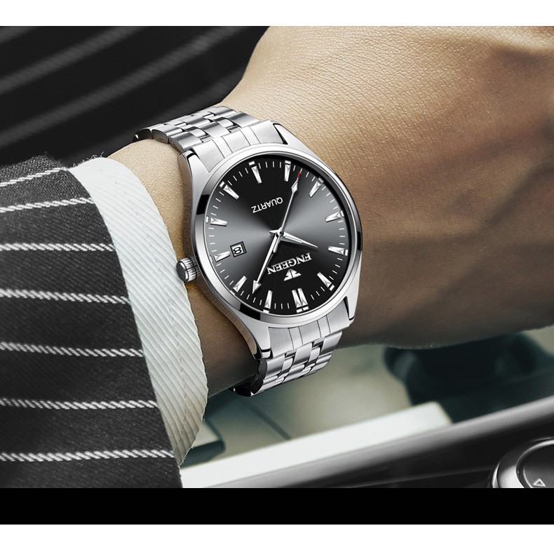 (CHUẨN MEN) Đồng Hồ Nam FNGEEN Doanh Nhân 2018 Dây Thép Không Gỉ Cao Cấp | BigBuy360 - bigbuy360.vn