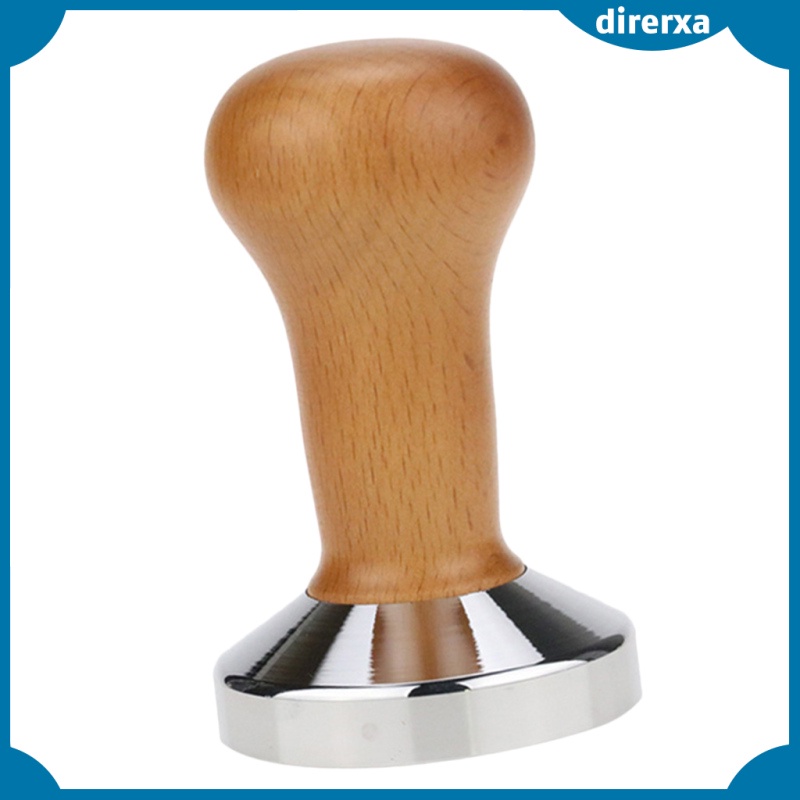 Stainless Coffee Bean Tamper Barista Pressing Tool W/ Handle Base