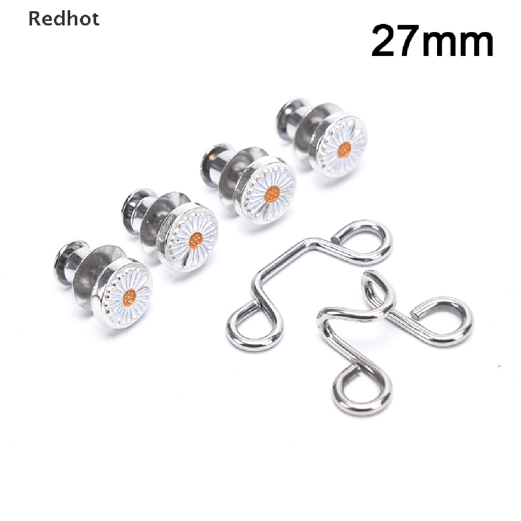 1 Bộ Nút Thắt Lưng Quần Jean Bằng Kim Loại Có Thể Tháo Rời DIY