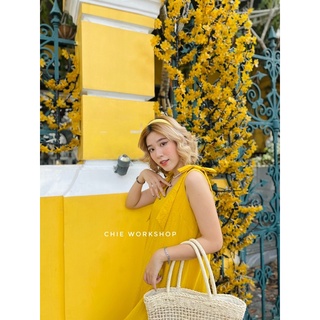 Váy thắt nơ vai chie