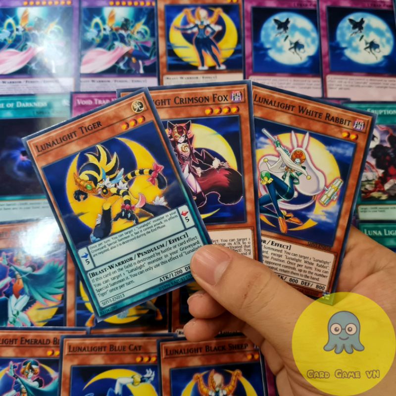 Bài YuGiOh - Bộ 63 lá bài Lunalight Celina Deck - Card Game VN