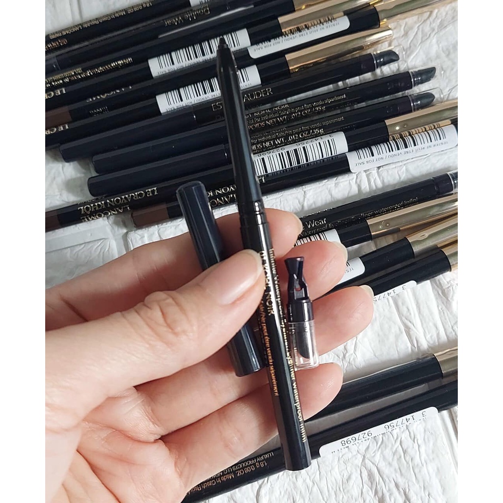 Chì kẻ mắt full size Estee Lauder Double Wear Infinite Waterproof Eyeliner in Kohl Noir màu Đen Fullsize 0.35g