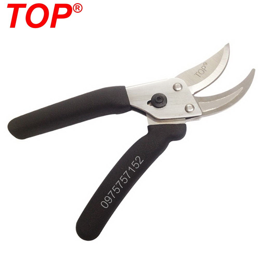 Kéo cắt cành lưỡi cong tay dạ TOP 230mm