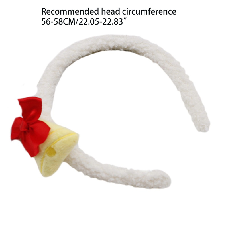 Flgo Băng Đô Cài Tóc Rửa Mặt / Trang Điểm Bằng Vải Bông Mềm Mại Có Chuông Dễ