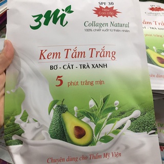 Kem tắm trắng BƠ - CÁT - TRÀ XANH RADIANT MỚI CHUYÊN DÙNG CHO THẨM MỸ VIỆN