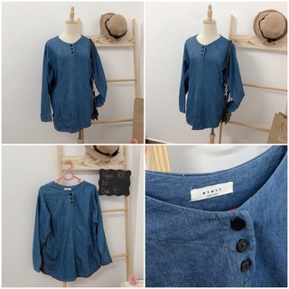Áo sơ mi bò jean denim