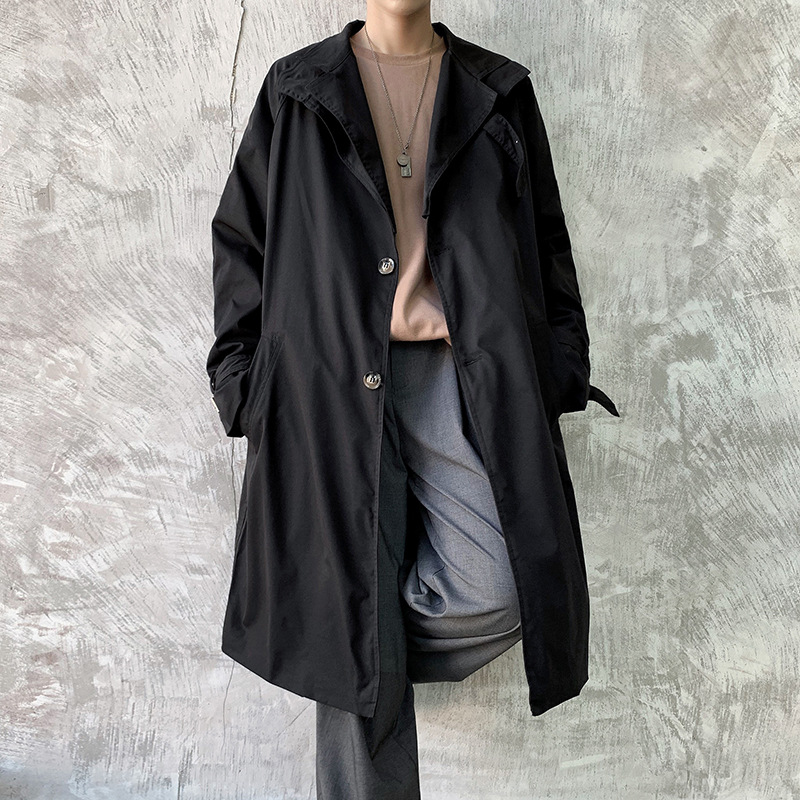 Áo khoác gió dáng dài kiểu Hàn Quốc thời trang thu đông cho nam