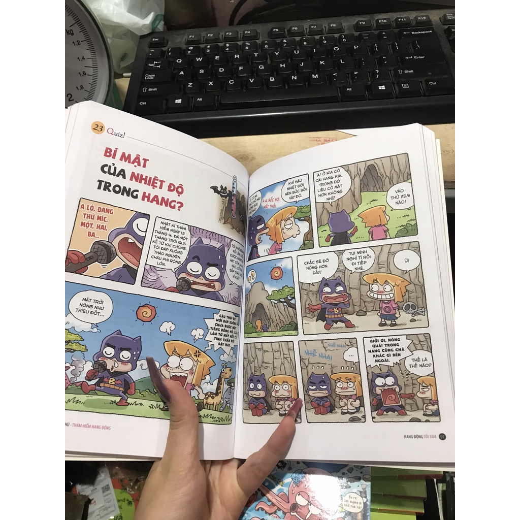 Sách - Quiz ! Khoa học kì thú : Thám Hiểm hang động