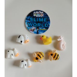 Charm động vật trang trí slime rất đẹp (charm slime)