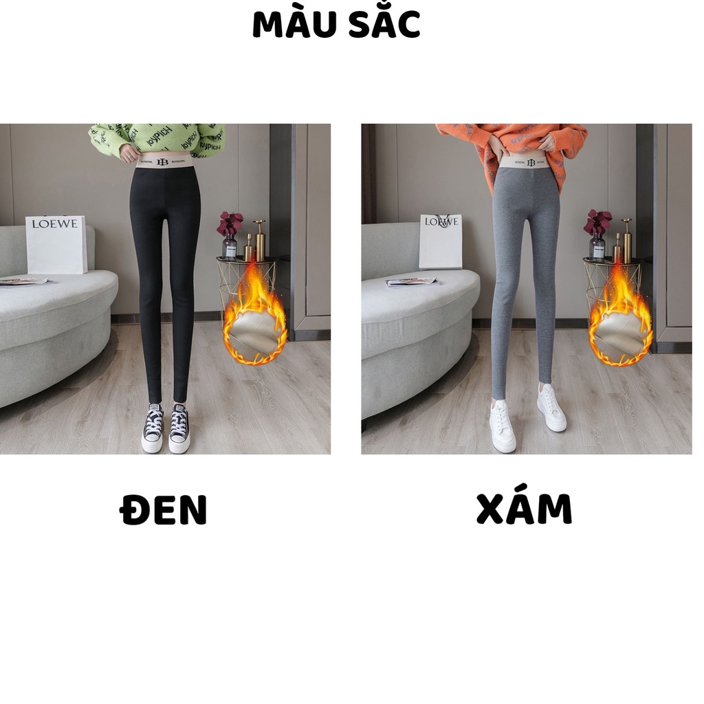 Quần Legging Nữ - Quần legging bông BT cạp cao chữ B mã QA16 | WebRaoVat - webraovat.net.vn