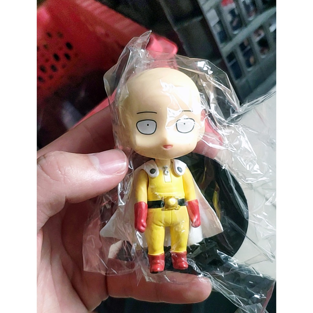 Set combo 5 Mô hình chibi anime One punch man saitama genos garou tatsumaki đồ chơi thánh phồng tôm