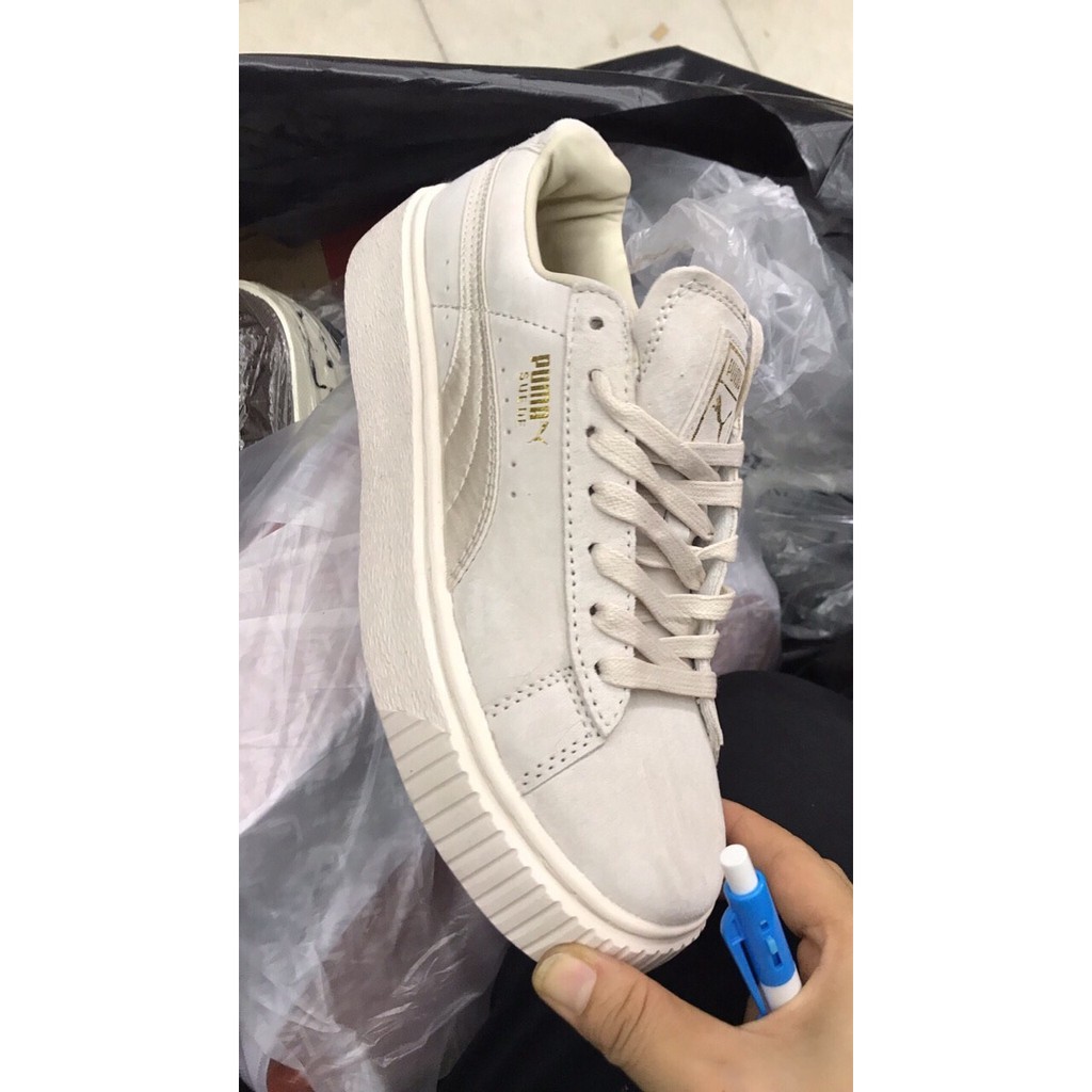 HÈ Giày Sneaker Nữ Puma Da Lộn (fullbox+freeship) Cao Cấp việt nam 💎 Uy tín . NEW new 2020 . new . ,