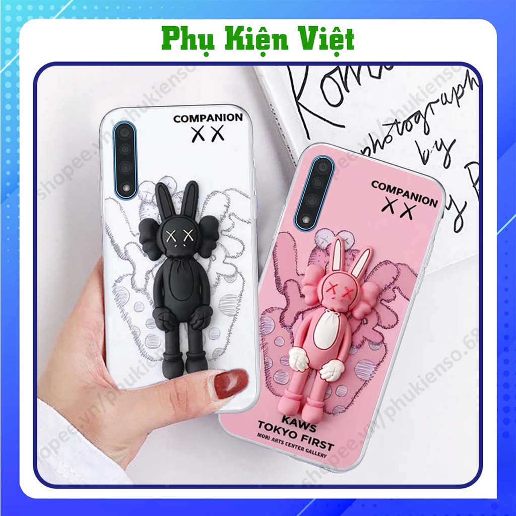 Ốp lưng Vsmart Live in hình hiệu ứng 3D gấu, kaws, chuột dễ thương