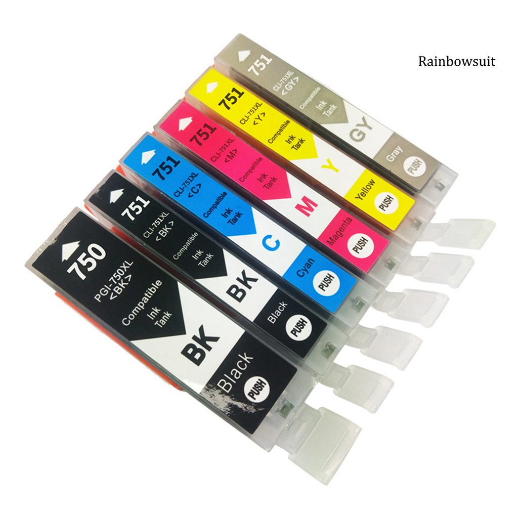 Hộp Mực Cho Máy In Canon Pgi750 / Cli751 / Ix6770 / Mg5570 / Mg7170 / Mx727