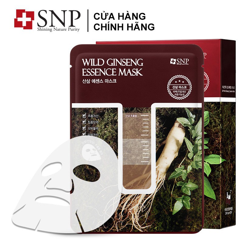 Mặt Nạ Tinh Chất Nhân Sâm  SNP Ginseng Essence Mask  25ml