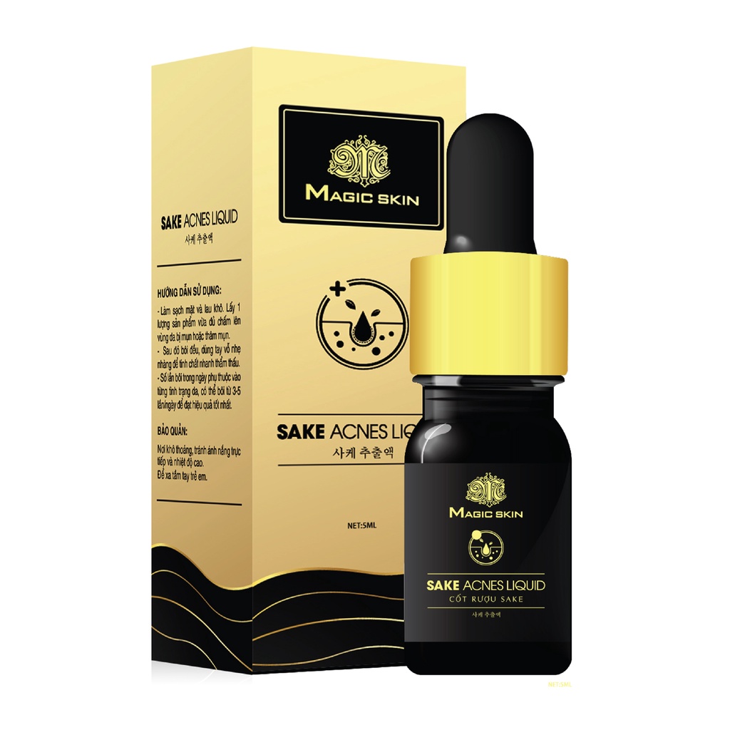 Sake Acnes Liquid - Tinh chất ngừa mụn Sake