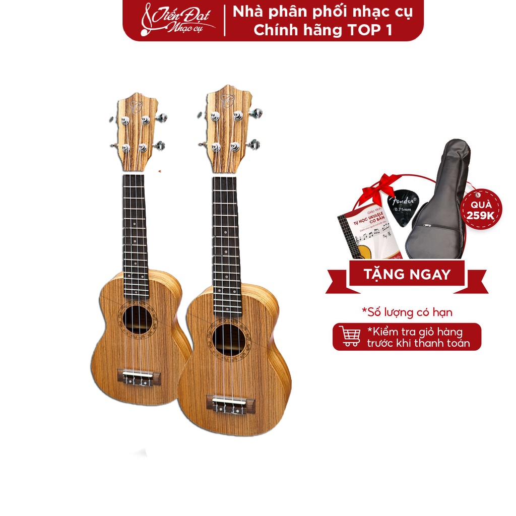 Đàn Ukulele Soprano Andrew Cho Bé Nhiều Họa Tiết Đáng Yêu [Tặng Bao Ukulele 3 lớp]