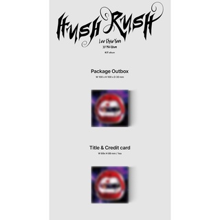 LEE CHAEYEON - Mini 1st Album [HUSH RUSH] (Kit album)