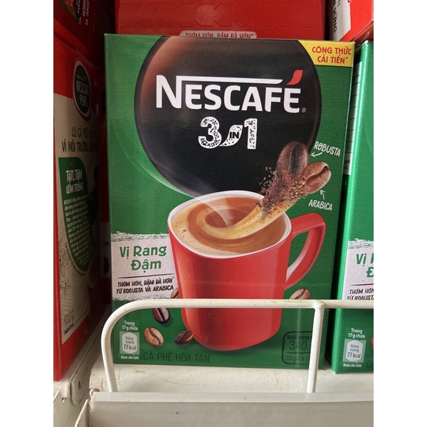 Hộp cafe Nescafe 3in1 hộp
