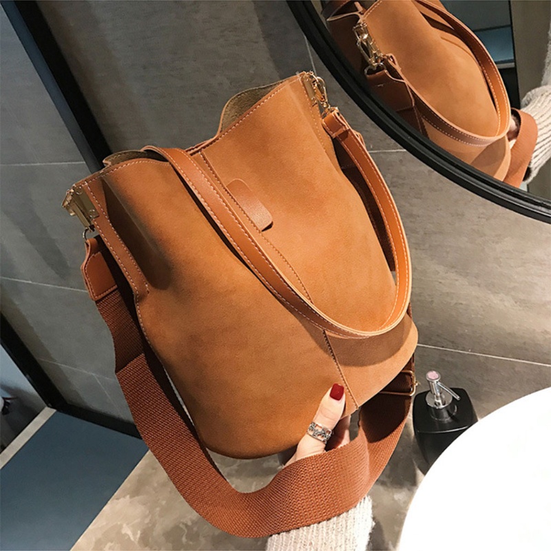 Túi Xách Da PU Dây Đeo Chéo Thời Trang Cho Nữ