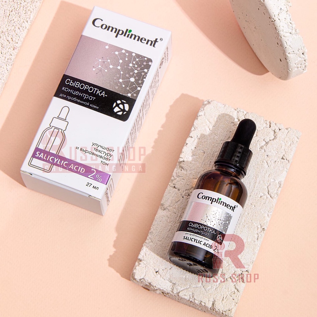 Serum Compliment 2% BHA Làm Sạch Sâu-Giảm Mụn-Se Lỗ Chân Lông-Kiềm Dầu