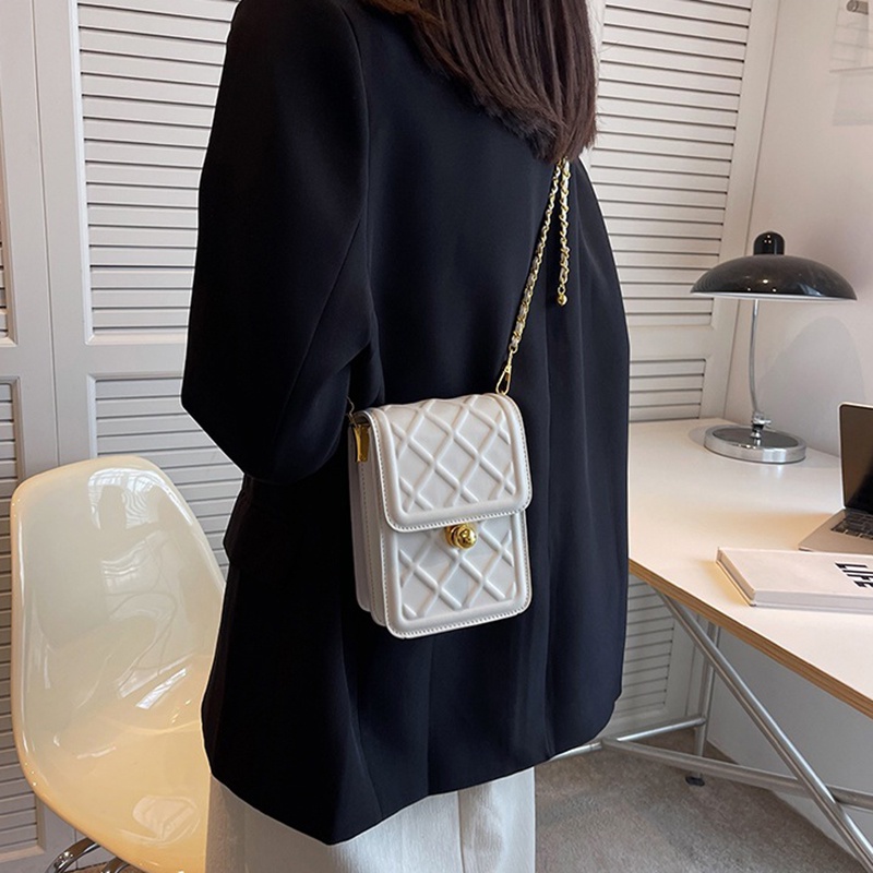 Túi Đeo Chéo Đựng Điện Thoại Dạng Vuông Nhỏ Dễ Phối Đồ Thời Trang Cho Nữ