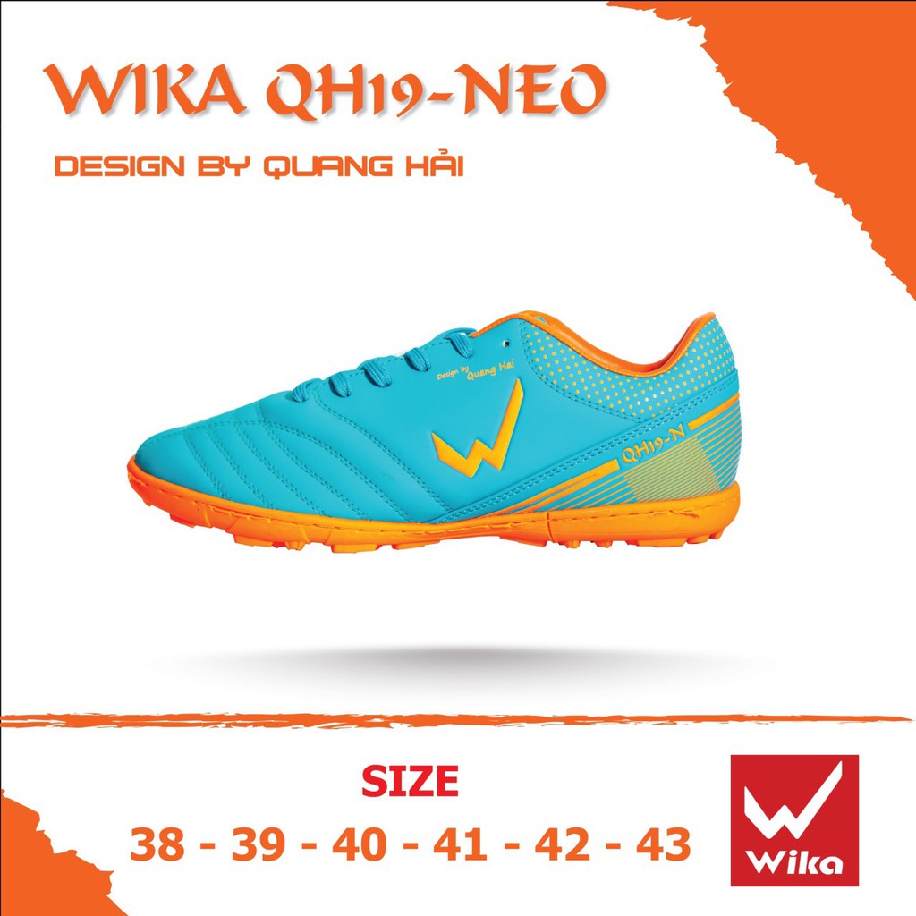 Giày bóng đá sân cỏ nhân tạo Quang Hải Wika QH19 - NEO By Ngôi sao bóng đá Nguyễn Quang Hải