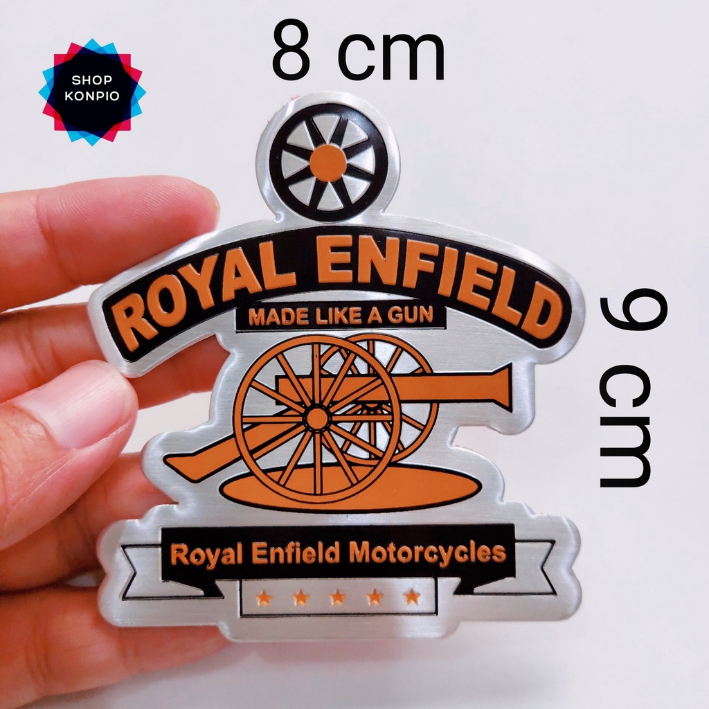 Tem Nhôm Royal Enfield Dán Xe Chống Thấm Chịu Nhiệt Có Keo 3M