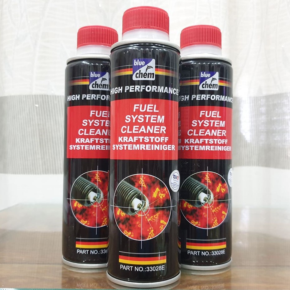 [Rẻ vô địch] Dung dịch vệ sinh buồng đốt kim phun,hệ thống nhiên liệu Bluechem Fuel System Cleaner 250ml đến từ Đức