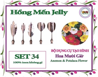 Bộ Kim Làm Thạch 3D Các Hoa Tự chọn