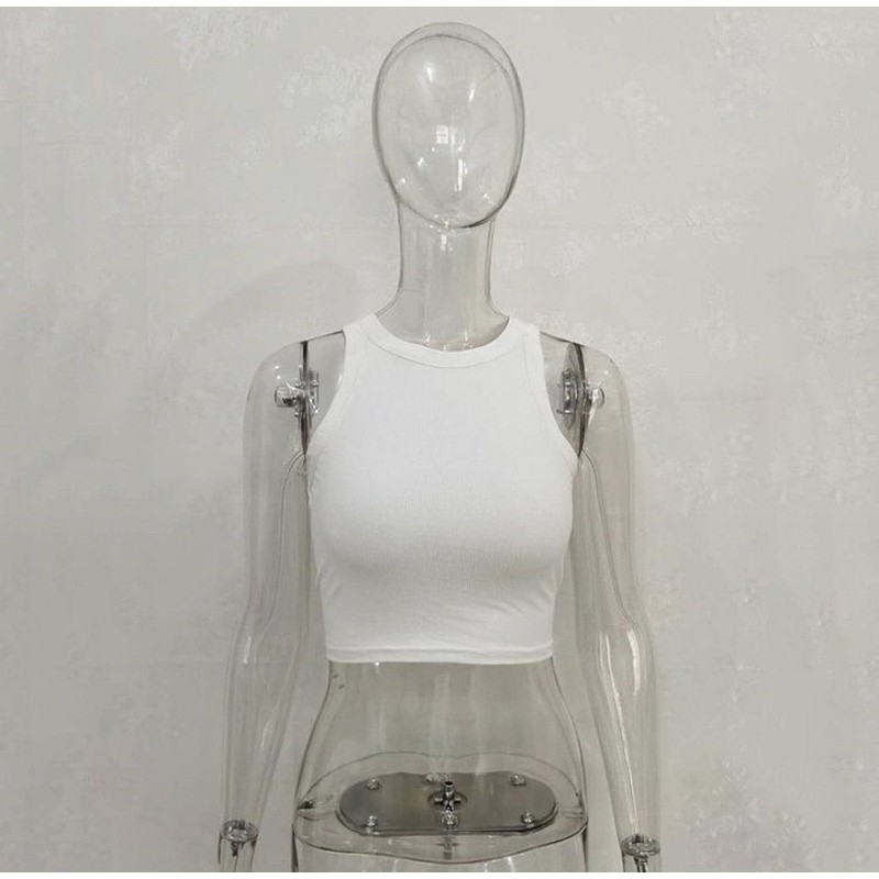 Áo 3 Lỗ Nữ, Áo Kiểu Nữ Sexy Thun Gân CropTop Mịn Mát Ảnh Thật [AdorablexBeautiful]